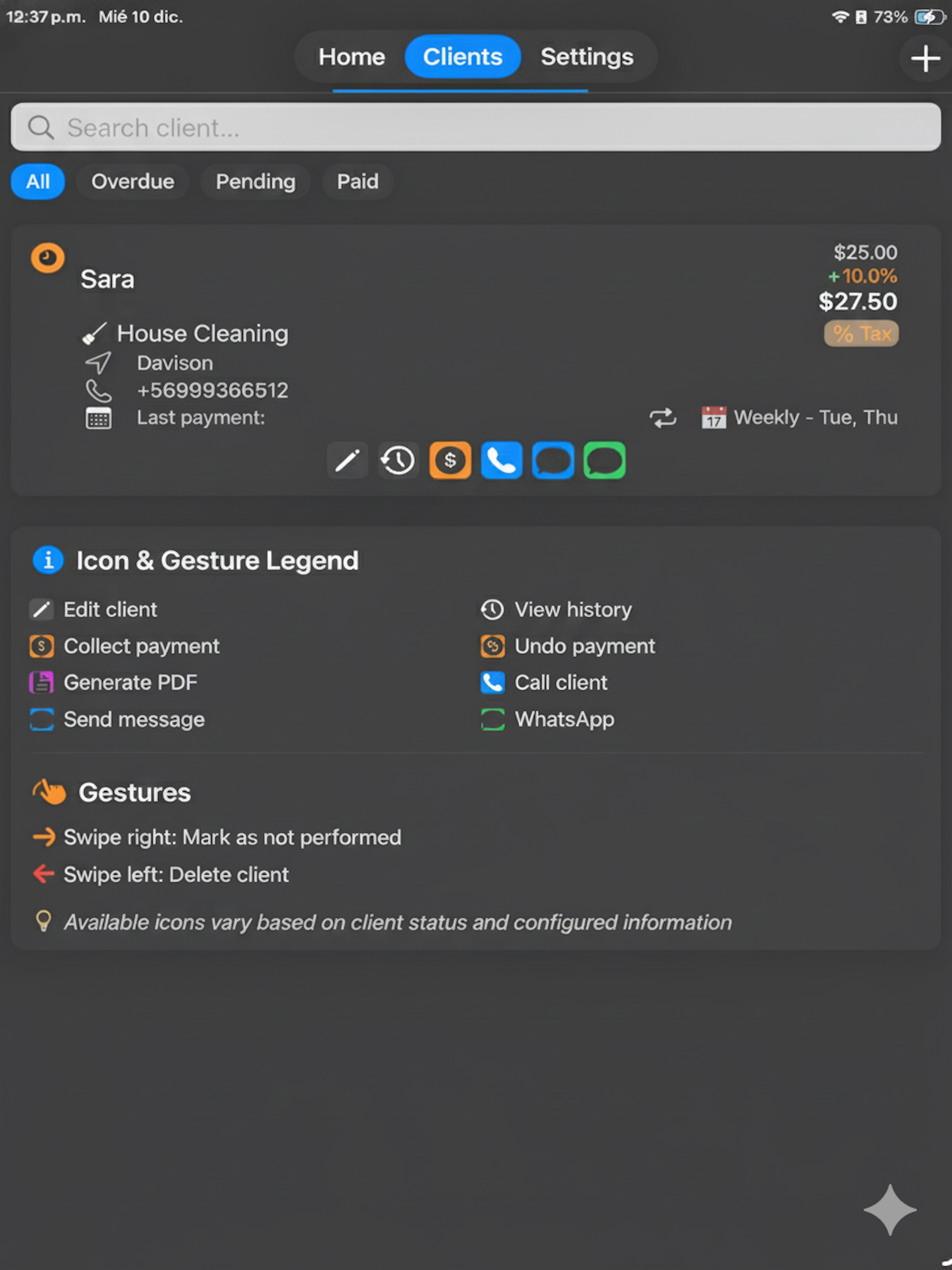 ClientPay: Client Billing App screenshot 7