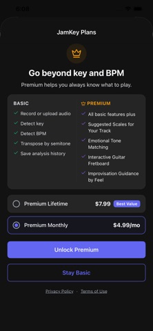 JamKey: Key & BPM Finder screenshot