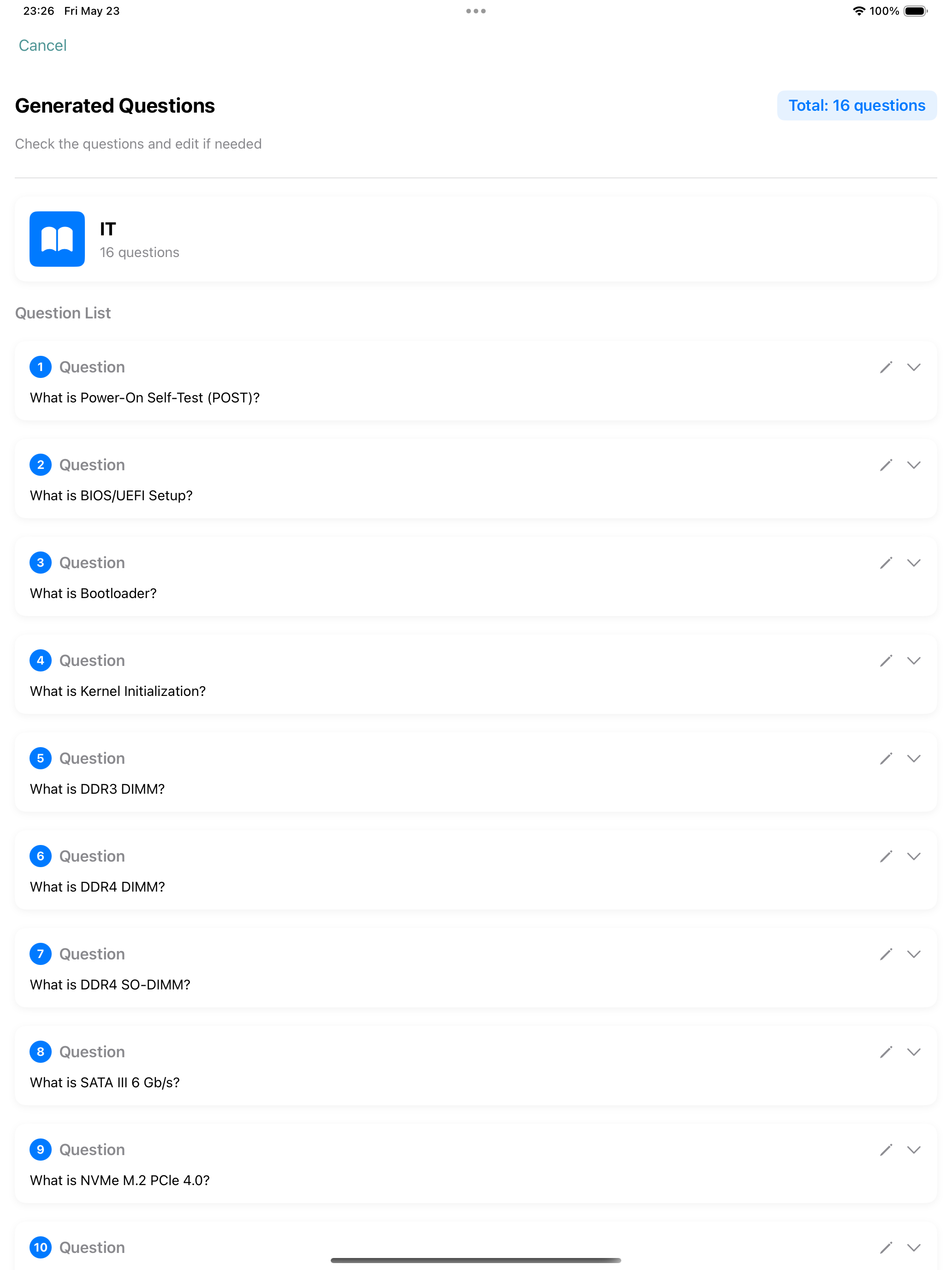 Snap FlashCards AI Quiz Maker