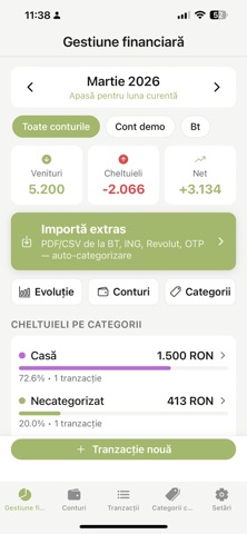 Finante Personale Screenshot 2 of 3