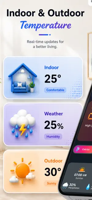 Room Temperature + Thermometer screenshot 1