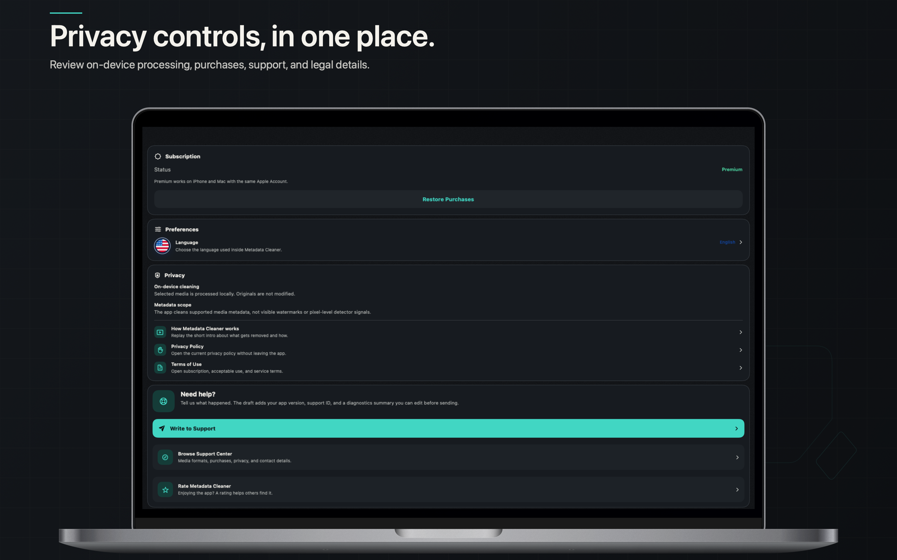 Metadata Cleaner – Privacy screenshot 15