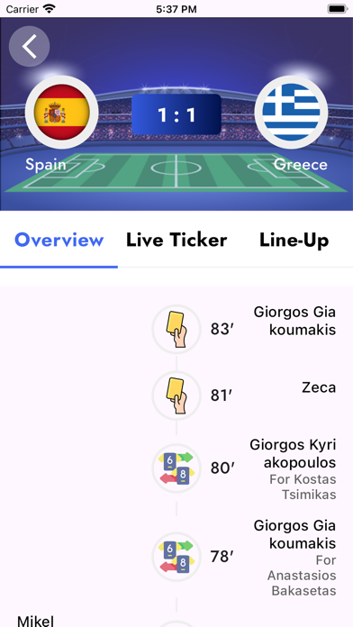 Football League Of Spanish Screenshot