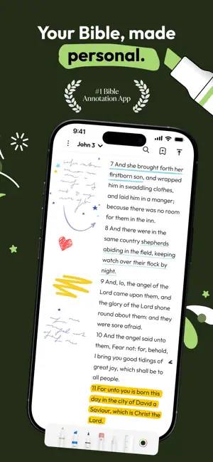 Pencil Bible: Journal & Study screenshot 1