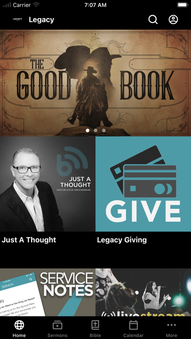 Legacy Church App Screenshot