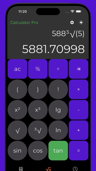 CALCULADORA CIENTIFICA Screenshot