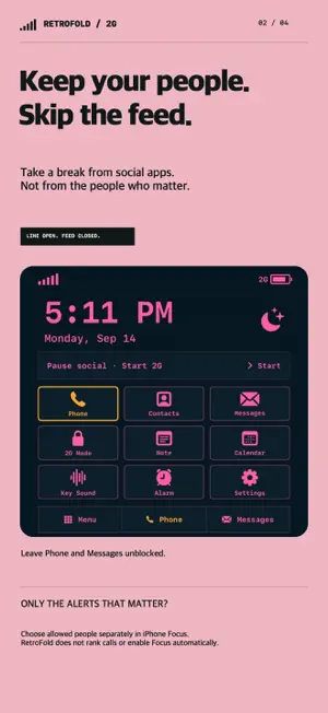 RetroFold: App Blocker screenshot 2