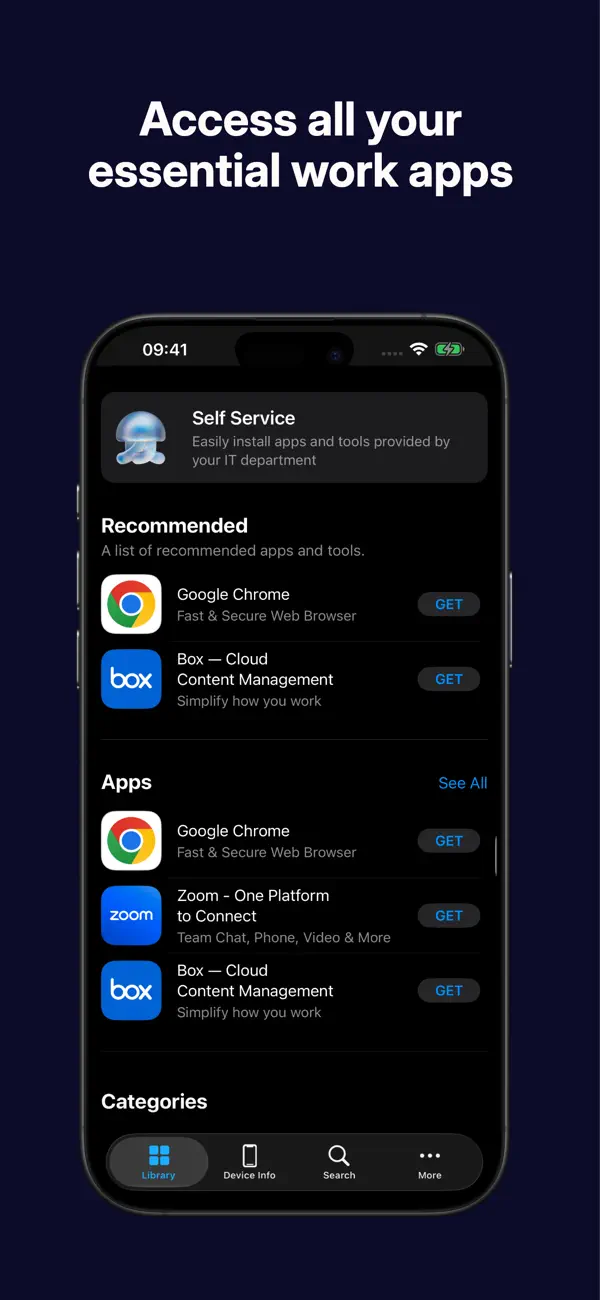 Screenshot #1 pour Iru Self Service