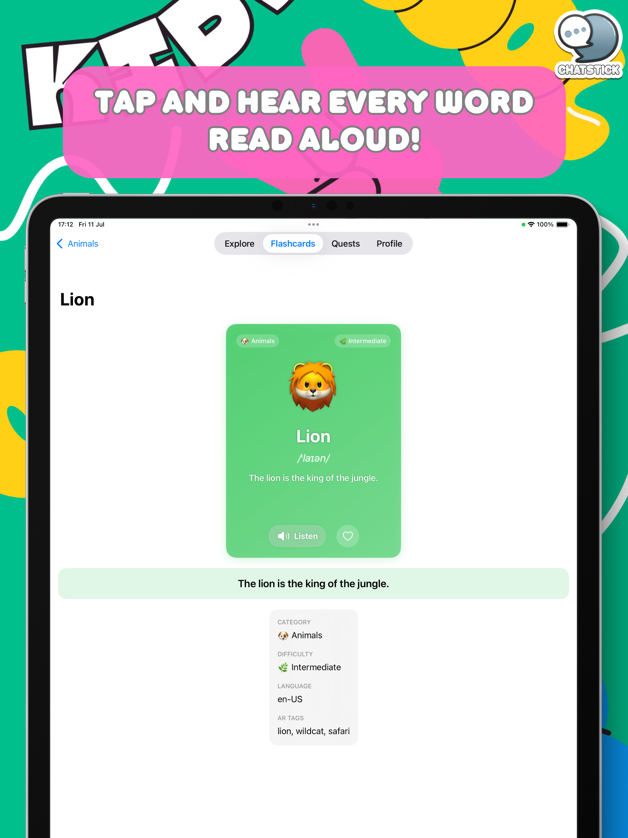 AR Flashcard Explorer screenshot 10
