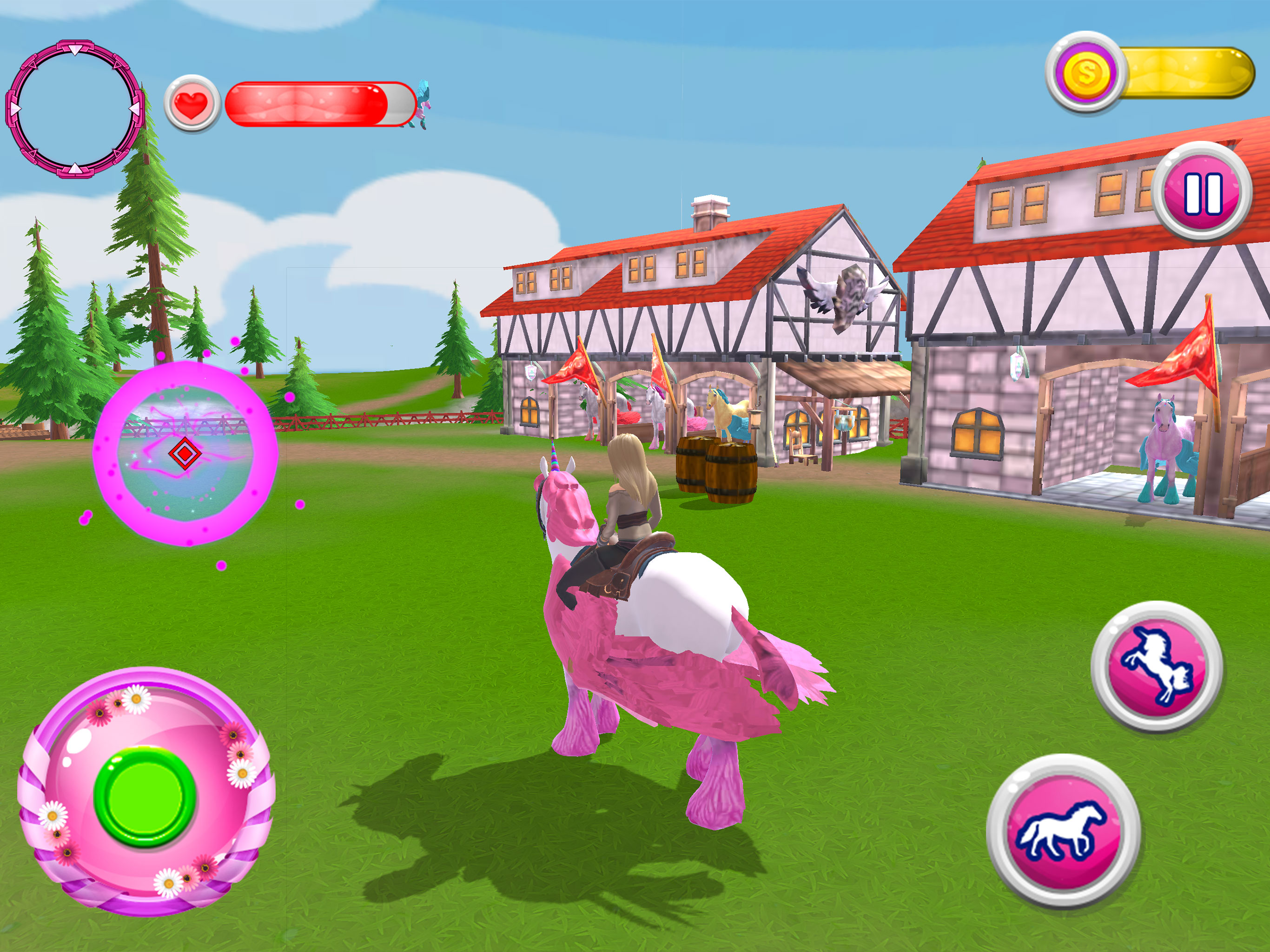 Unicorn Horse Stable Care Game screenshot 6