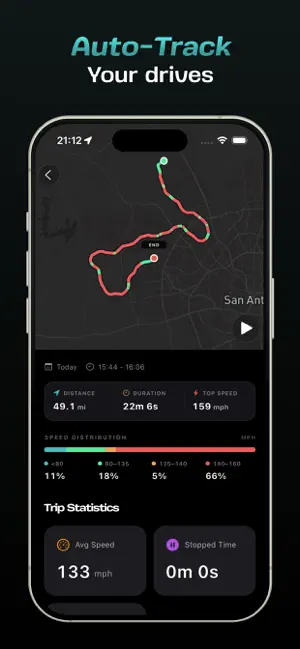 Enroad – Drive Tracker screenshot 1