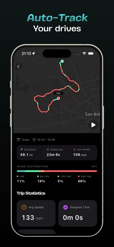Enroad – Drive Tracker screenshot 1 of 4