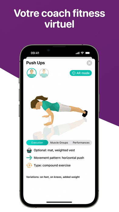 Screenshot #1 pour Treeceps Walk Challenge Plan