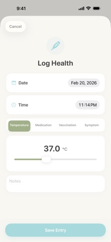 Burp: Private Baby Tracker Screenshot 8 of 10