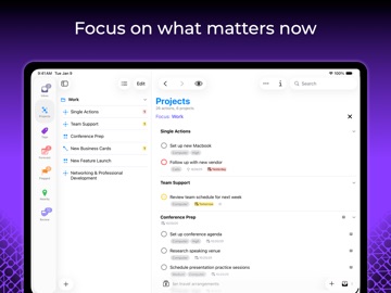 OmniFocus 4 iPad screenshot