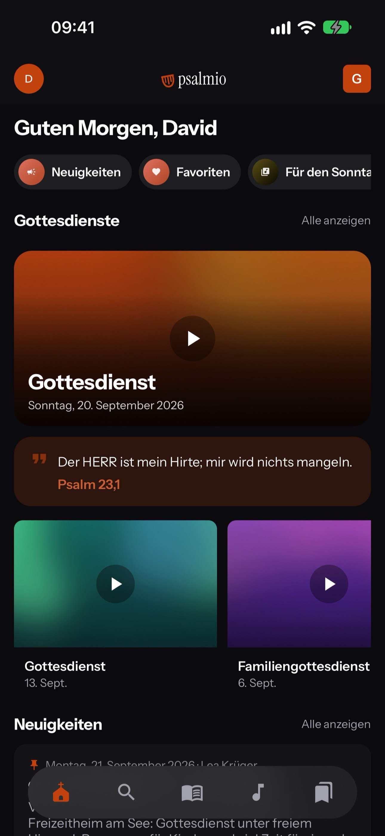 Screenshot 1 of Psalmio