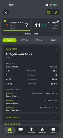 Oregon State Football app screenshot 3