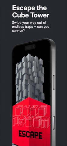 Cube Tower Escape iPhone screenshot