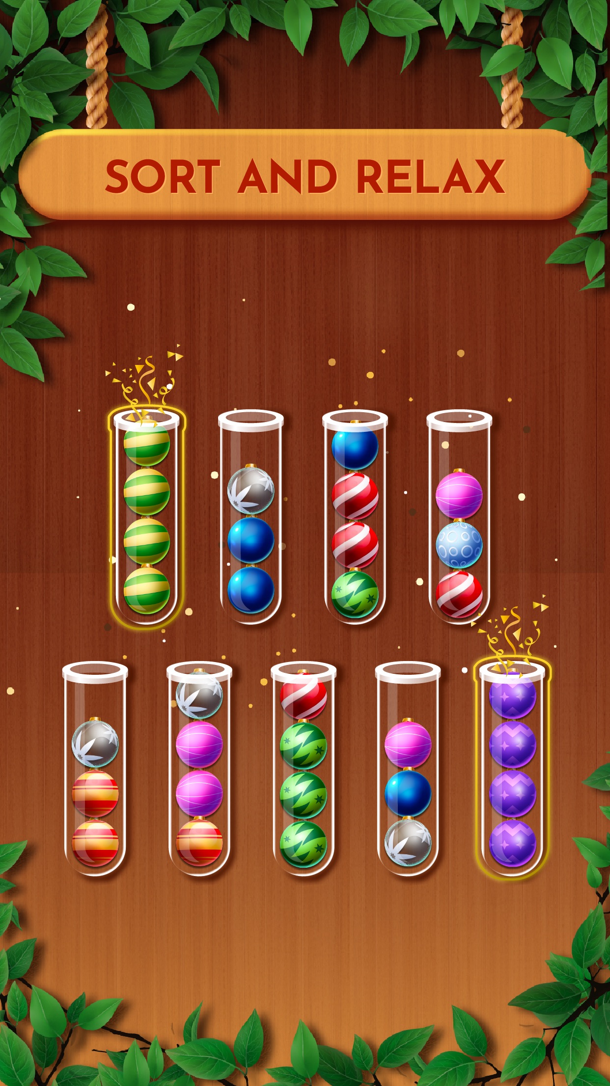 Woody Sort: Ball Sort Puzzle screenshot 3
