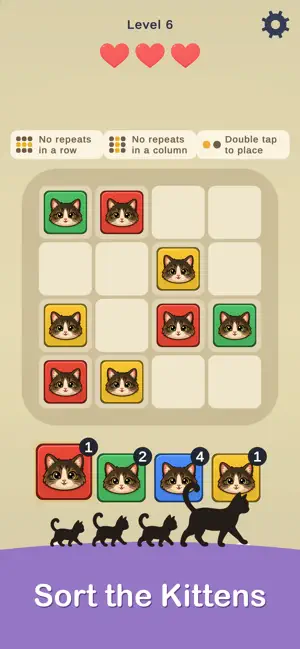 Kitten Square: Sudoku Puzzle screenshot 1