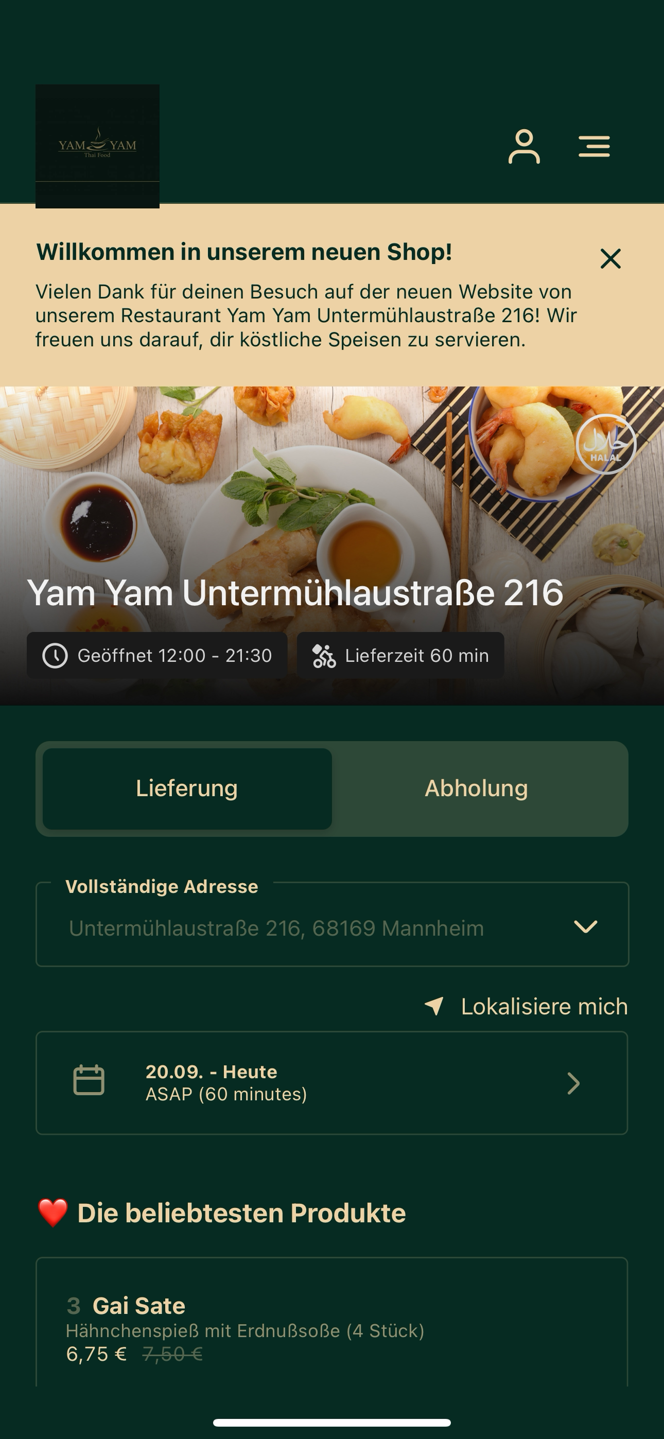 Yam Yam Untermühlaustraße 216