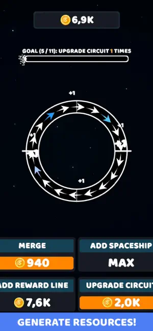 Galactic Merge Idle screenshot 1