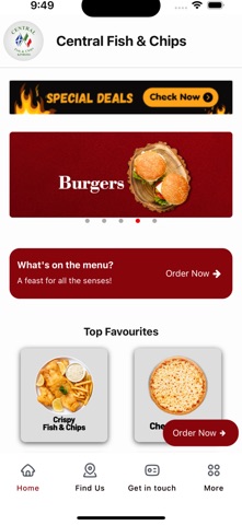 Central Fish & Chips Kinross iPhone screenshot