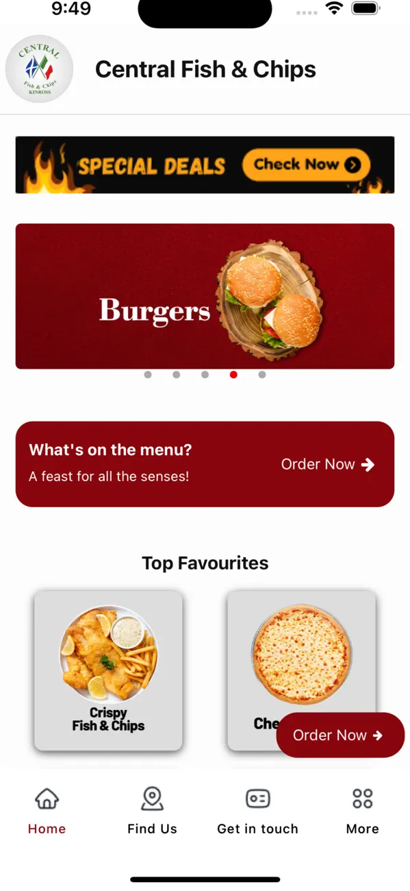 Screenshot #1 pour Central Fish & Chips Kinross