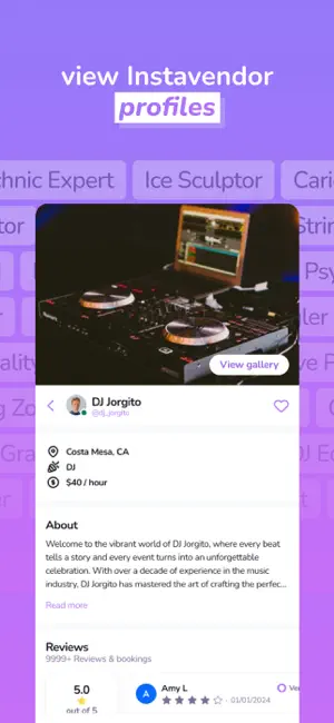 Instaparty - Planners screenshot 2