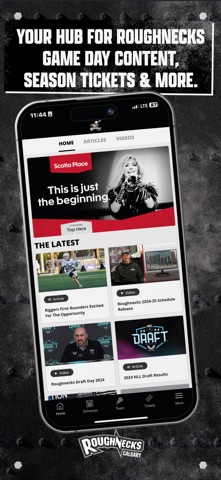 Calgary Roughnecks App Screenshot 2 of 6