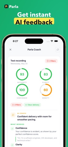 Parla: AI Speech Coach Screenshot 5 of 10