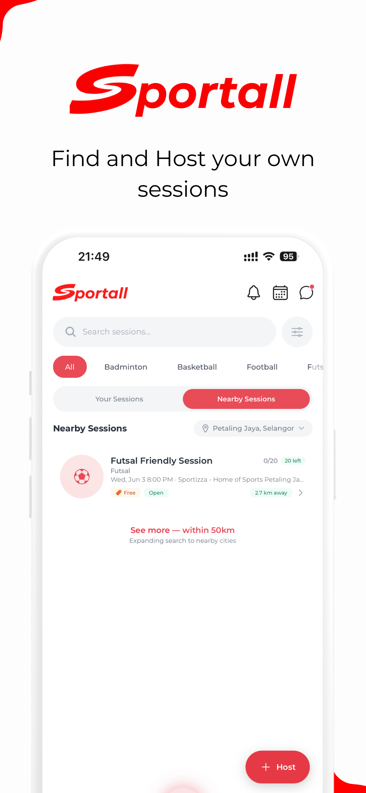 Sportall MY screenshot 3
