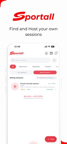 Sportall MY screenshot