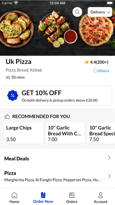 Uk Pizza Sheffield Screenshot