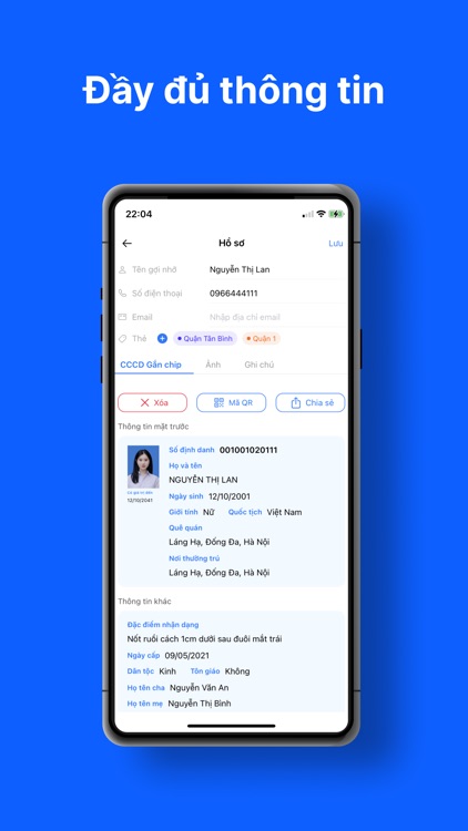 Quét CCCD & Xác thực - Nixtech