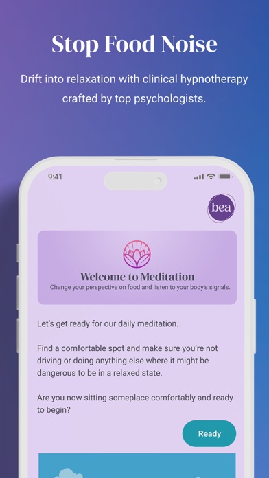 Bea: AI for Emotional Eating Screenshot