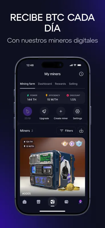 GoMining: BTC Mining & Finance screenshot 2 of 7