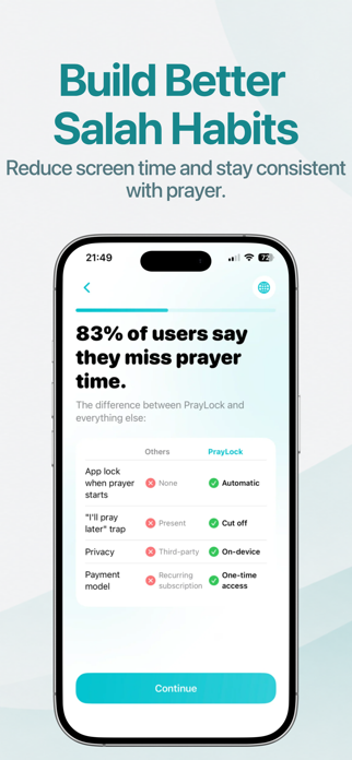 PrayLock: Salah Focus Screenshot 4 of 4