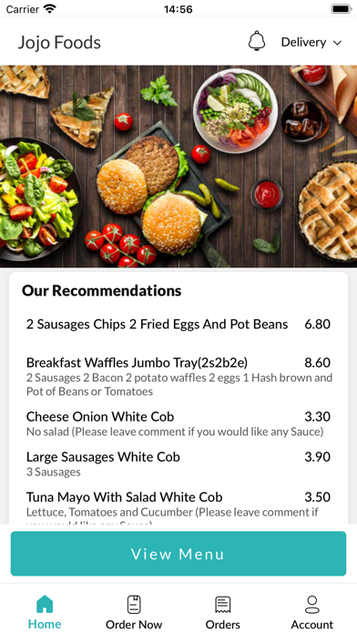 Jojo Foods Screenshot