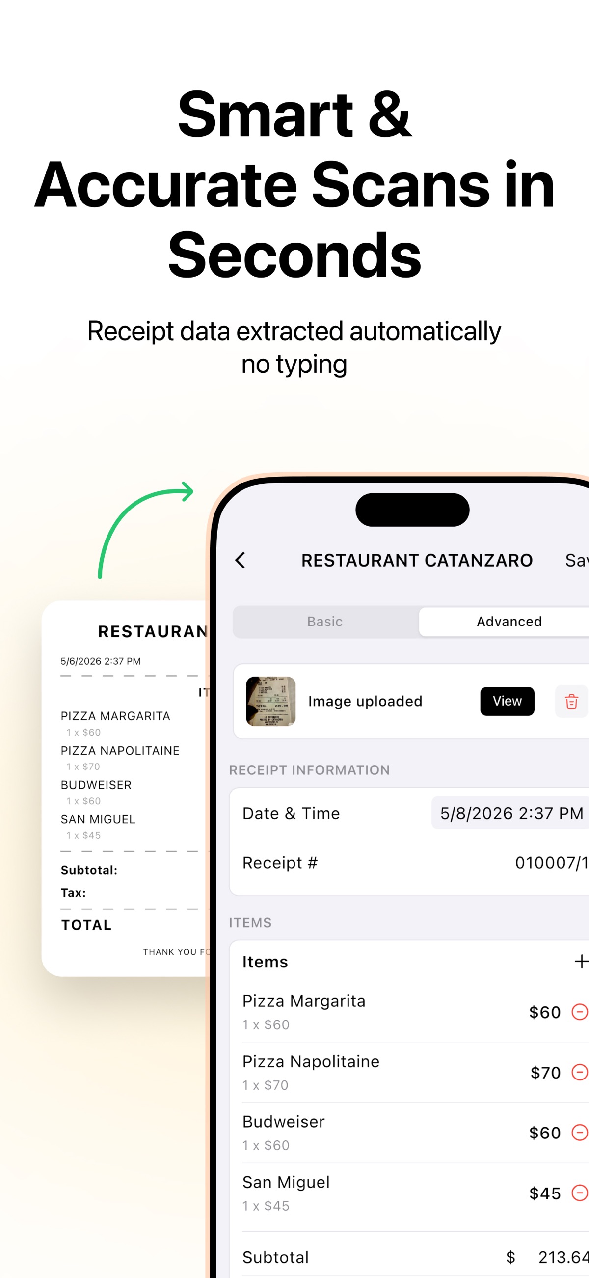 Receipt Scanner - Receipto App Store screenshot 1