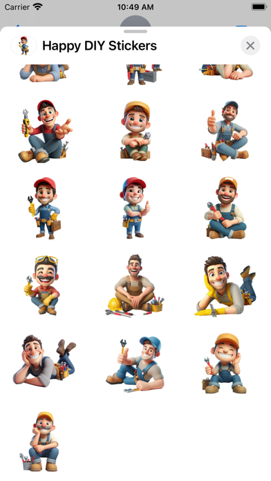 Screenshot #3 pour Happy DIY Stickers