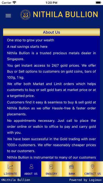Lotus Jewellery Screenshot