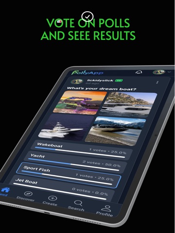Polly-App iPad screenshot