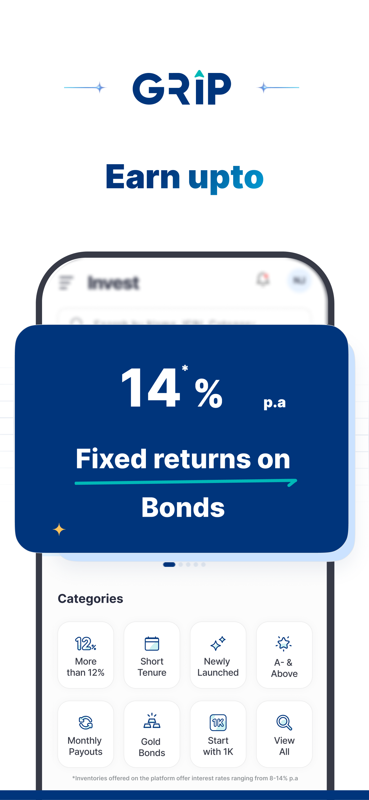 Grip Invest: Buy Bonds & FDs screenshot 2