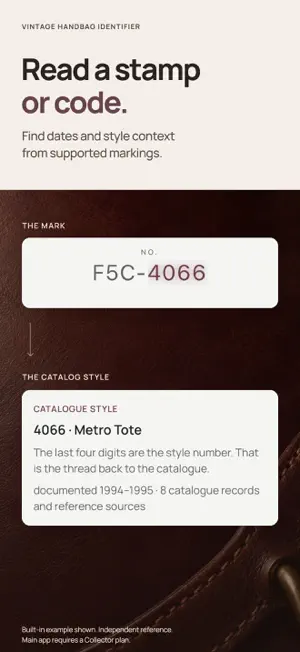 Vintage Handbag Identifier screenshot 2