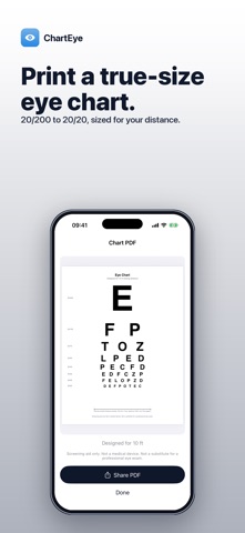 ChartEye: Eye Chart iPhone screenshot