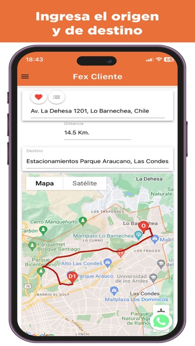 Fletes y despachos en 30 min. Screenshot