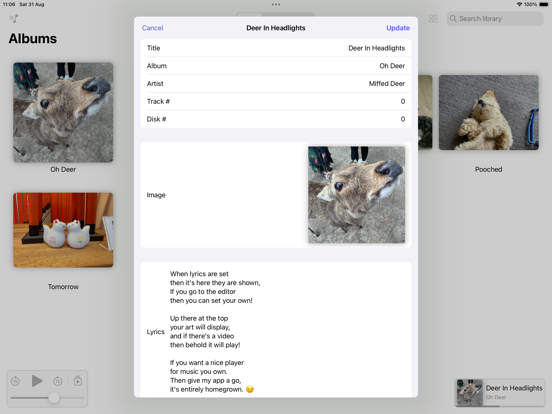 Screenshot #4 pour Medlied Media Library & Editor