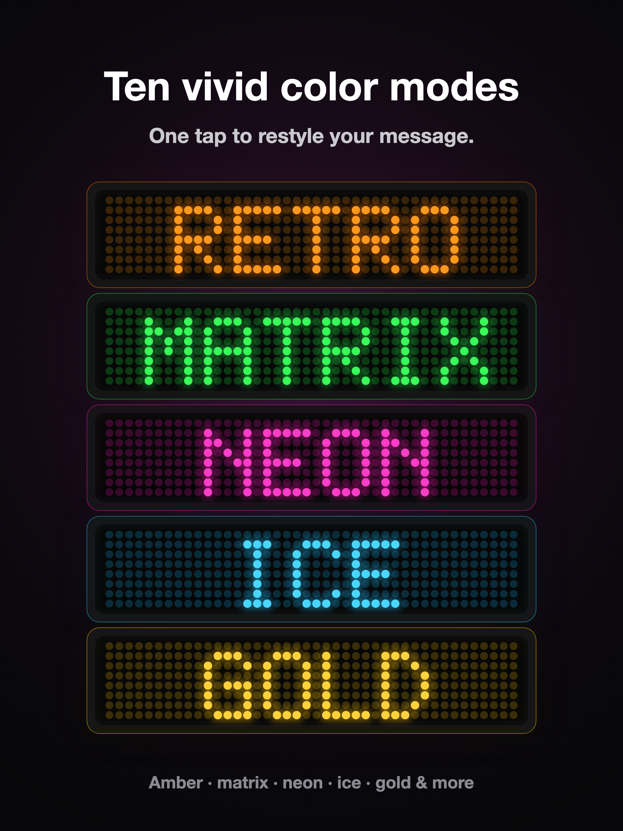 LED Banner: Neon Text Scroller screenshot 7