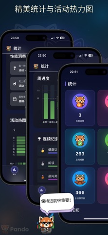 Pando: 习惯与目标追踪器 screenshot